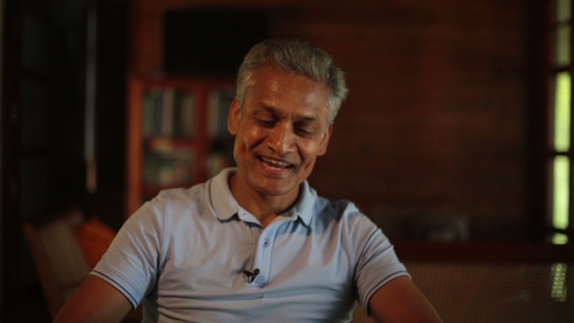 Mangal Shetty, Director, Panchabhuta Conservation Foundation, photographed for the organisation's own recorded interview film